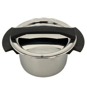 Fissler Stainless Steel Cookware Pot Easy Drain Lid Germany Premium Quality 6x4
